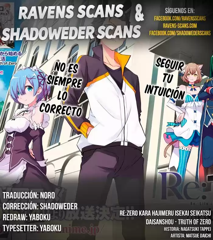 Re:Zero Kara Hajimeru Isekai Seikatsu - Daisanshou - Truth Of Zero - Capítulo 12 - Página 1 - LectorTMOo