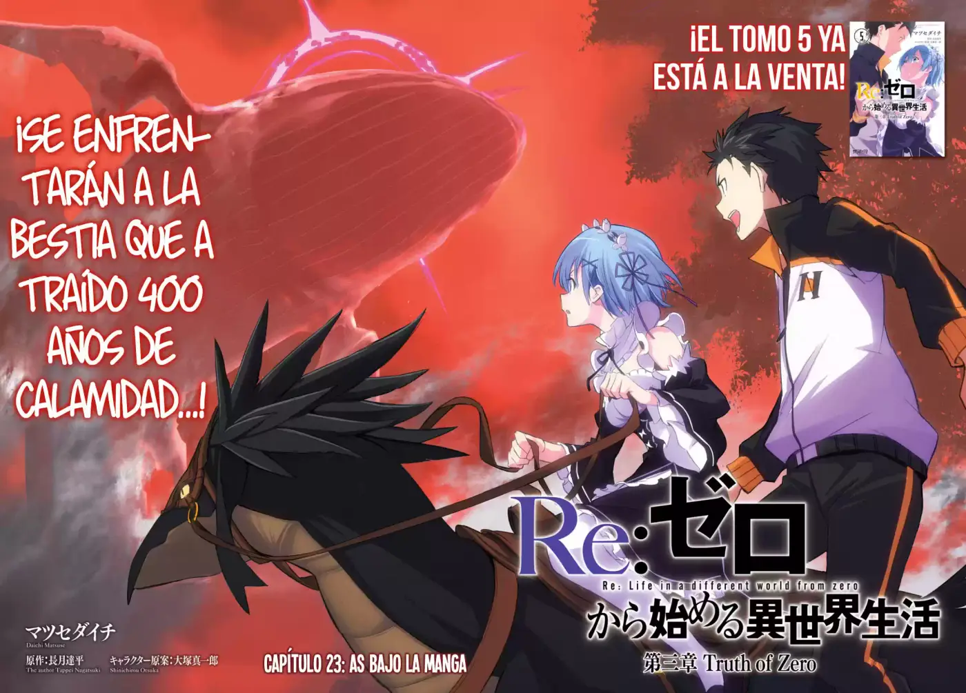 Re:Zero Kara Hajimeru Isekai Seikatsu - Daisanshou - Truth Of Zero - Capítulo 23 - Página 3 - LectorTMOo