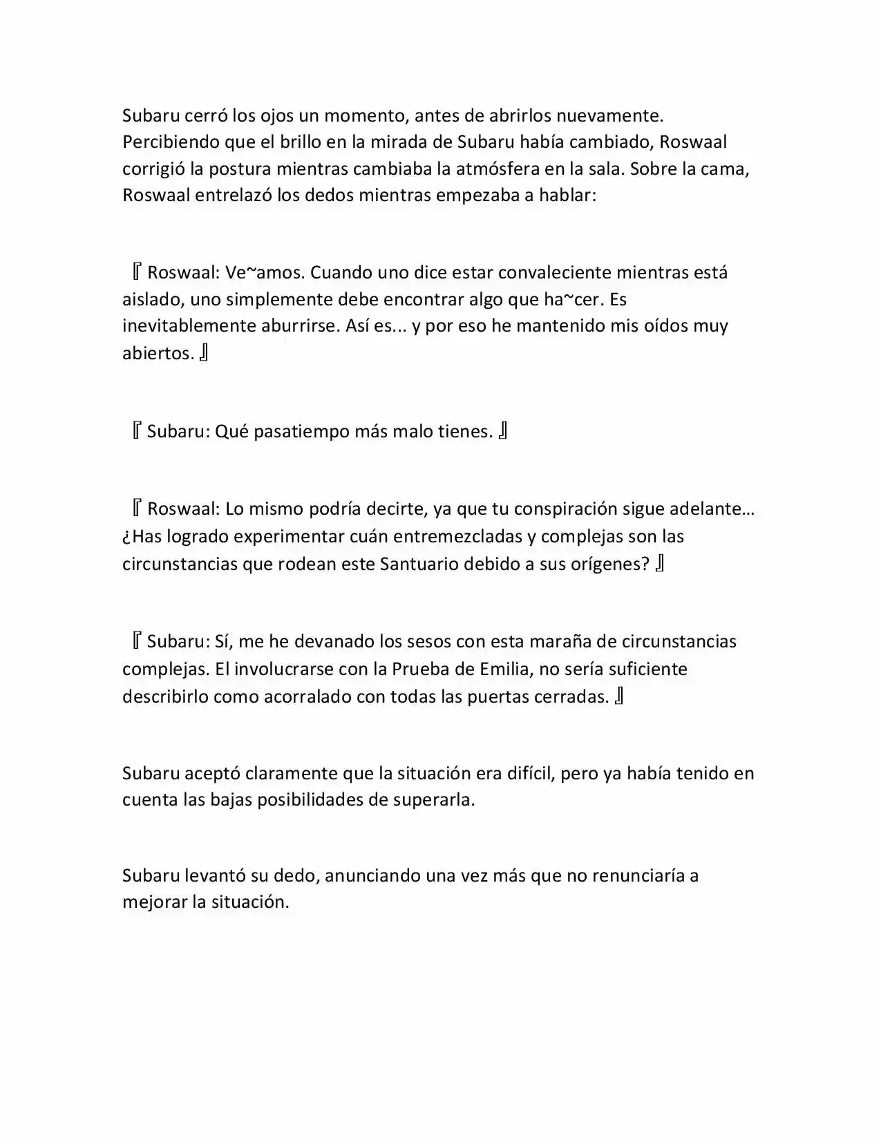 Re:Zero Kara Hajimeru Isekai Seikatsu (Novela) - Capítulo 104 - Página 7 - LectorTMOo