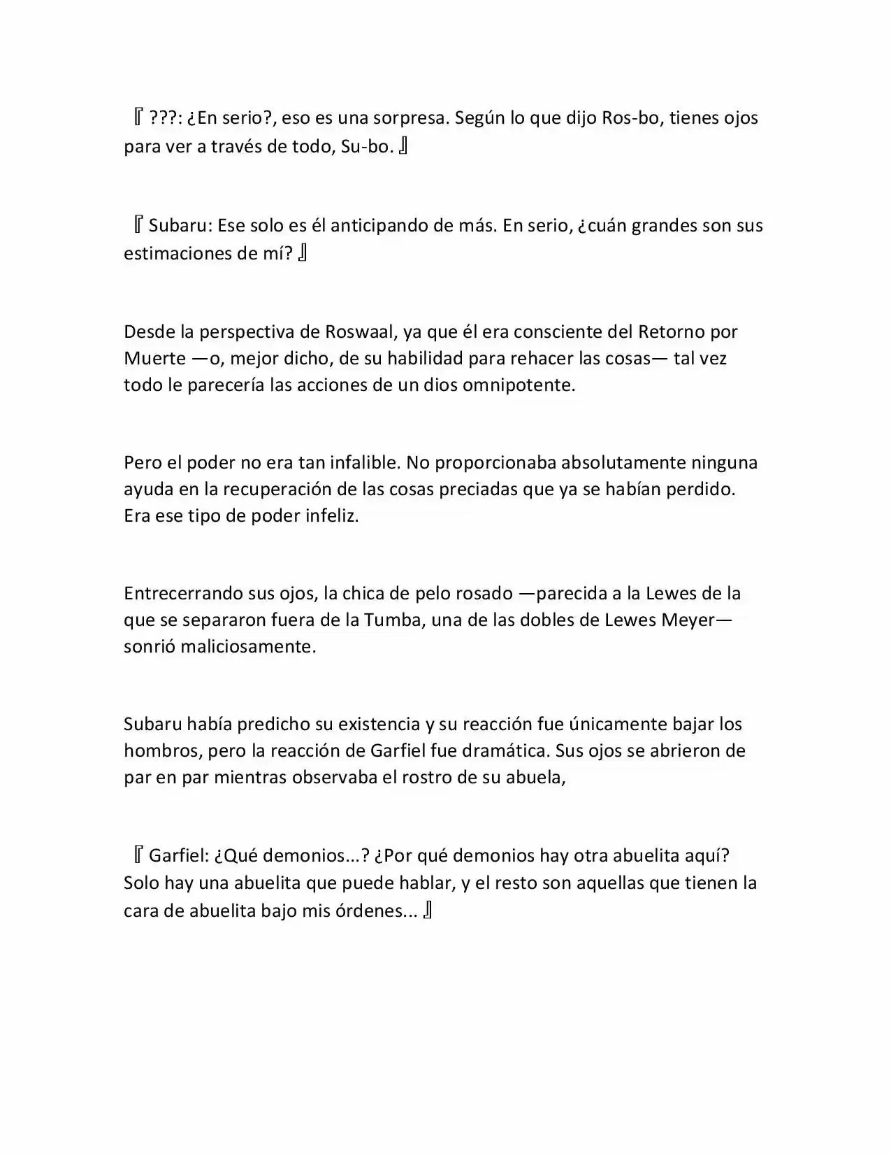 Re:Zero Kara Hajimeru Isekai Seikatsu (Novela) - Capítulo 129 - Página 5 - LectorTMOo