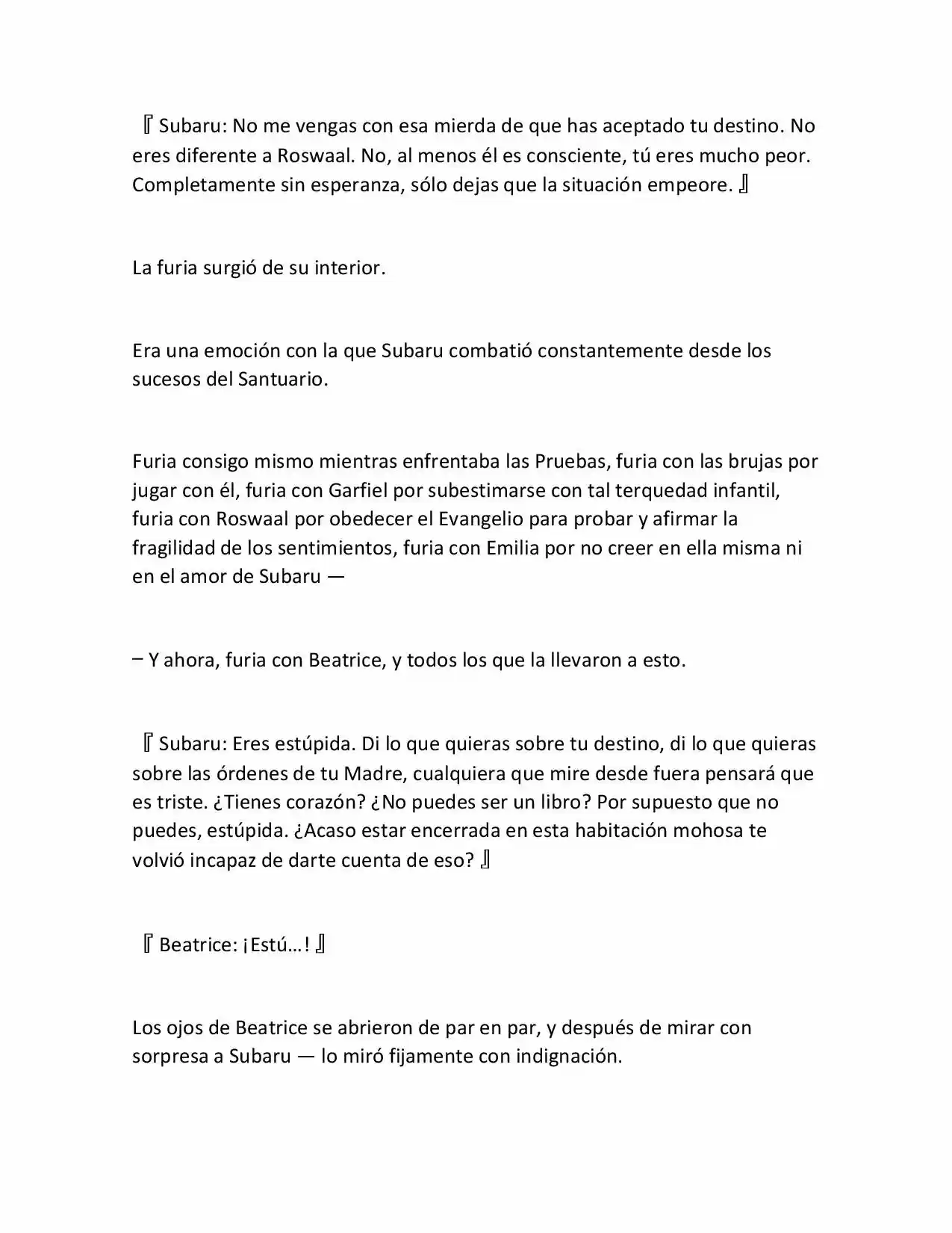 Re:Zero Kara Hajimeru Isekai Seikatsu (Novela) - Capítulo 133 - Página 9 - LectorTMOo