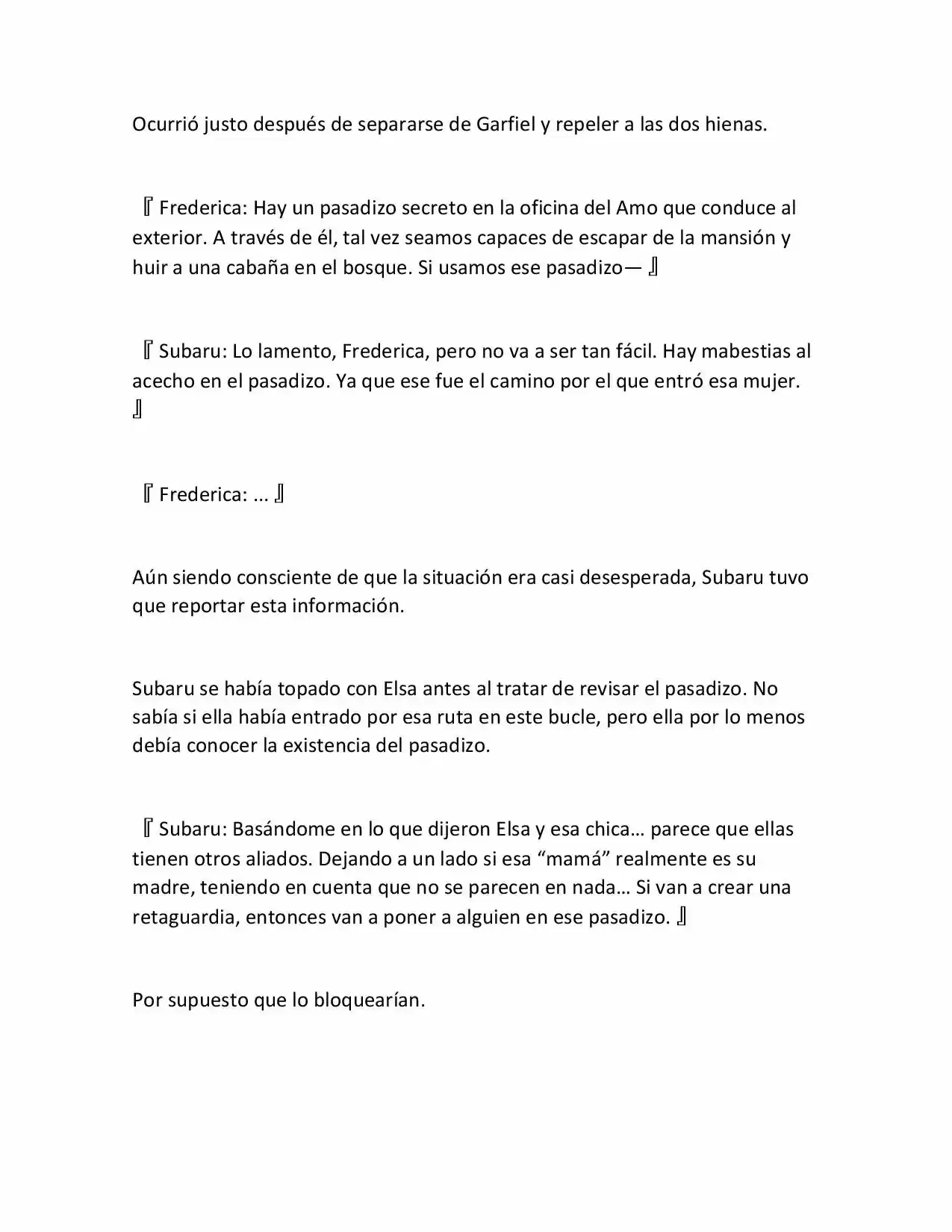 Re:Zero Kara Hajimeru Isekai Seikatsu (Novela) - Capítulo 135 - Página 8 - LectorTMOo