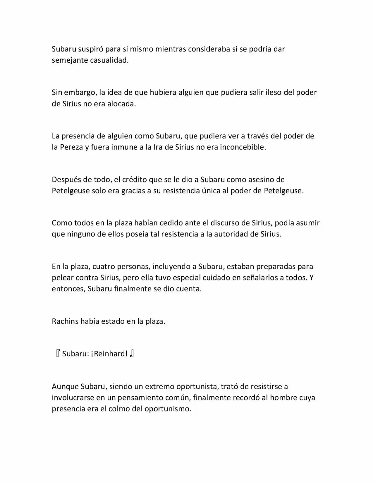 Re:Zero Kara Hajimeru Isekai Seikatsu (Novela) - Capítulo 177 - Página 6 - LectorTMOo