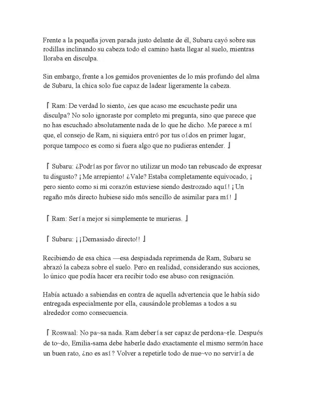 Re:Zero Kara Hajimeru Isekai Seikatsu (Novela) - Capítulo 18 - Página 7 - LectorTMOo