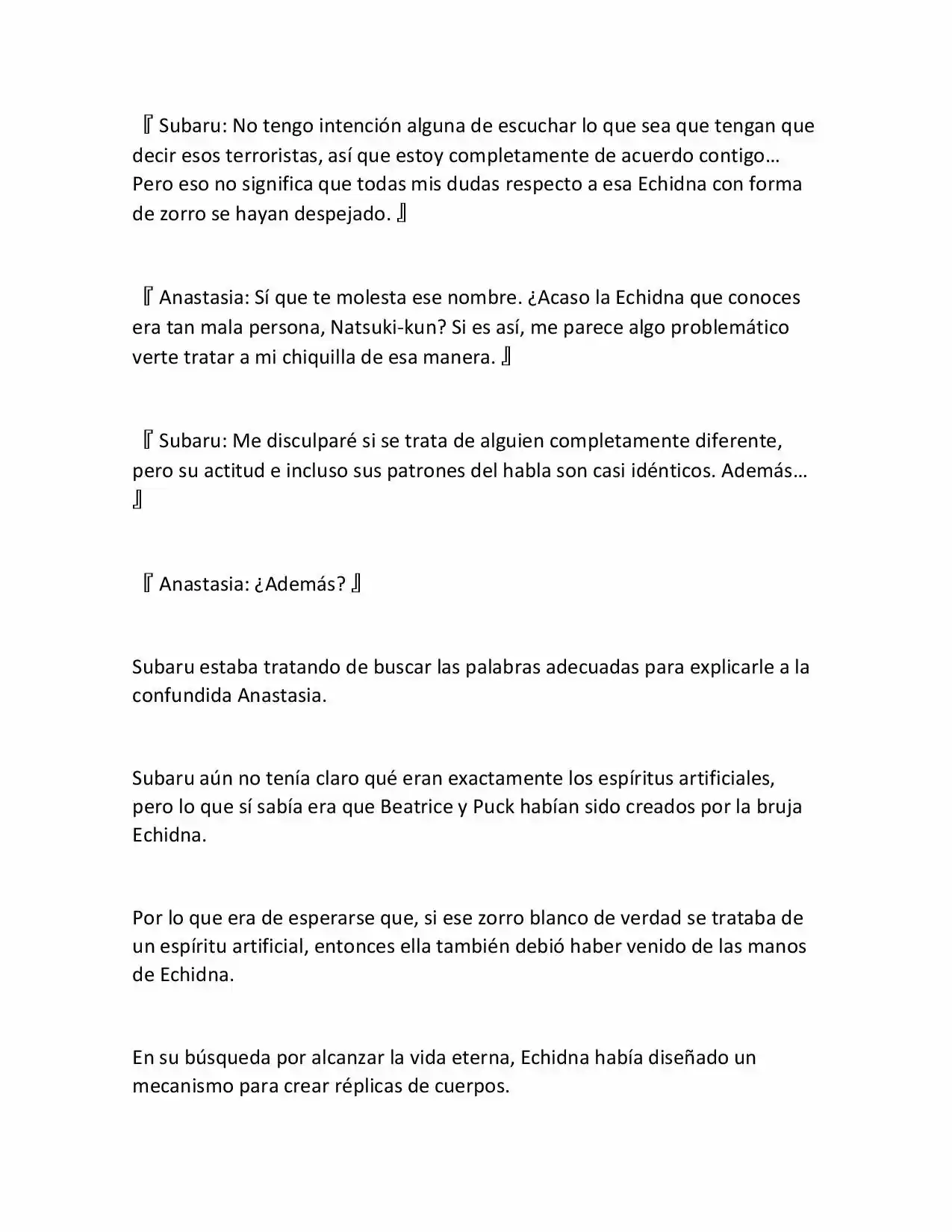 Re:Zero Kara Hajimeru Isekai Seikatsu (Novela) - Capítulo 194 - Página 9 - LectorTMOo