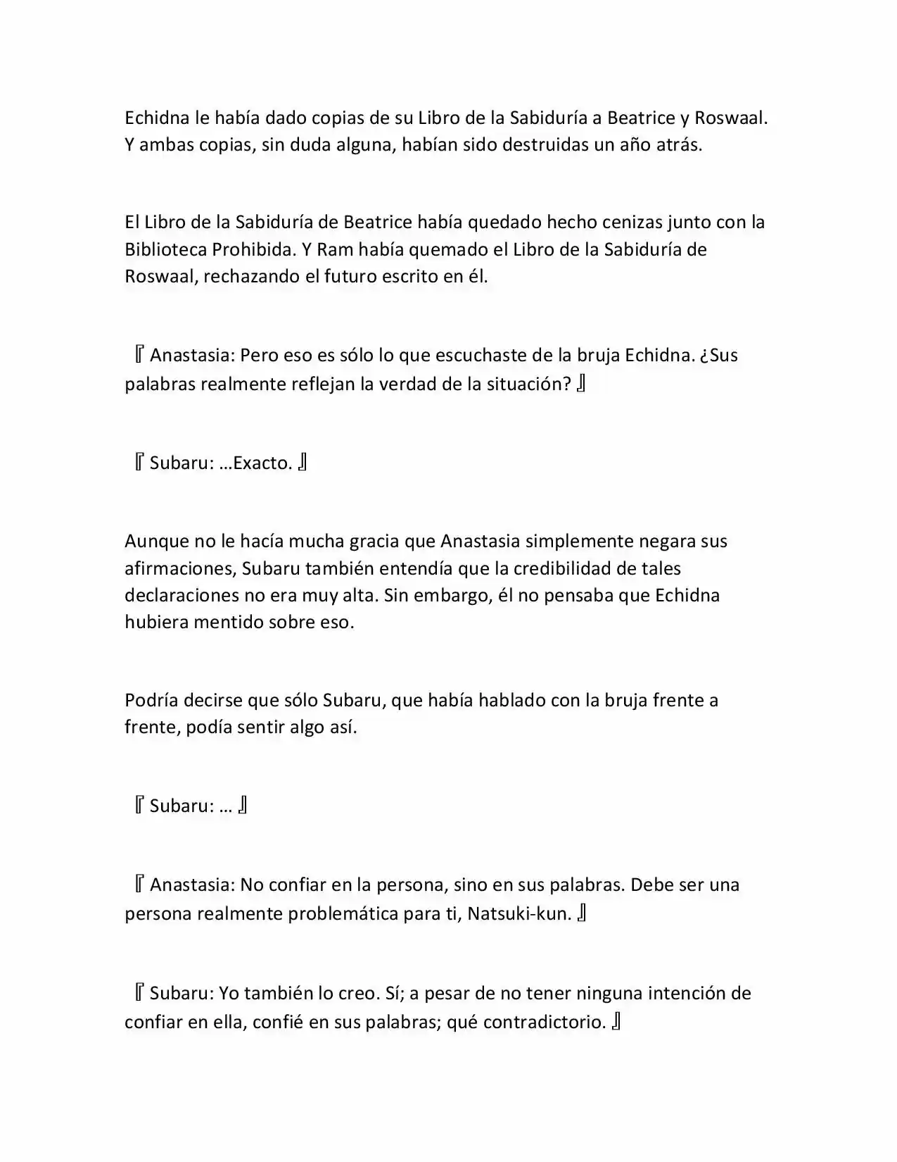 Re:Zero Kara Hajimeru Isekai Seikatsu (Novela) - Capítulo 194 - Página 13 - LectorTMOo