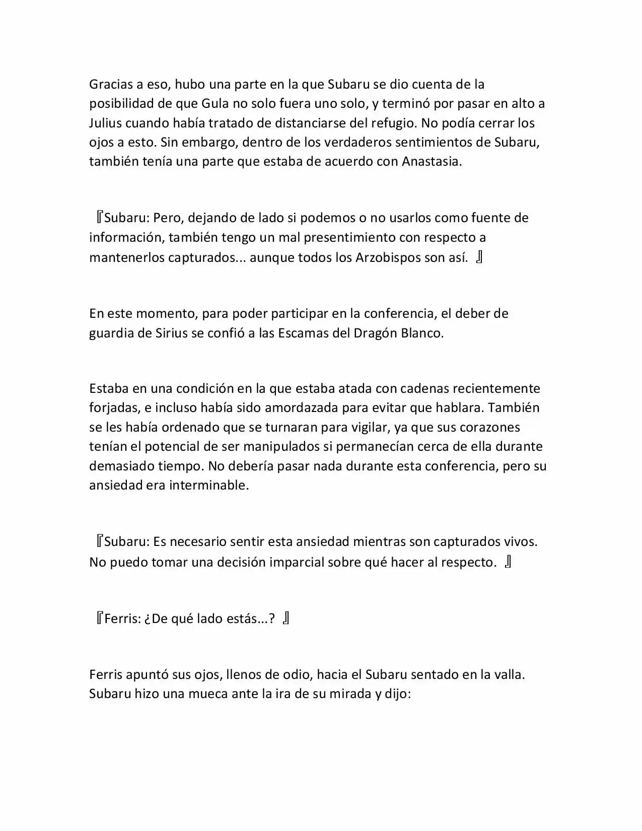 Re:Zero Kara Hajimeru Isekai Seikatsu (Novela) - Capítulo 234 - Página 8 - LectorTMOo