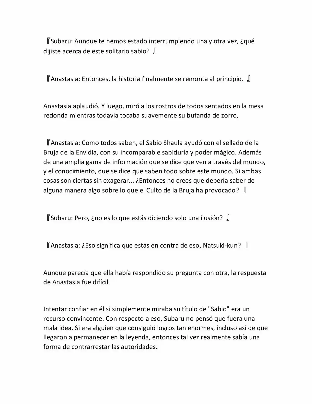 Re:Zero Kara Hajimeru Isekai Seikatsu (Novela) - Capítulo 235 - Página 10 - LectorTMOo