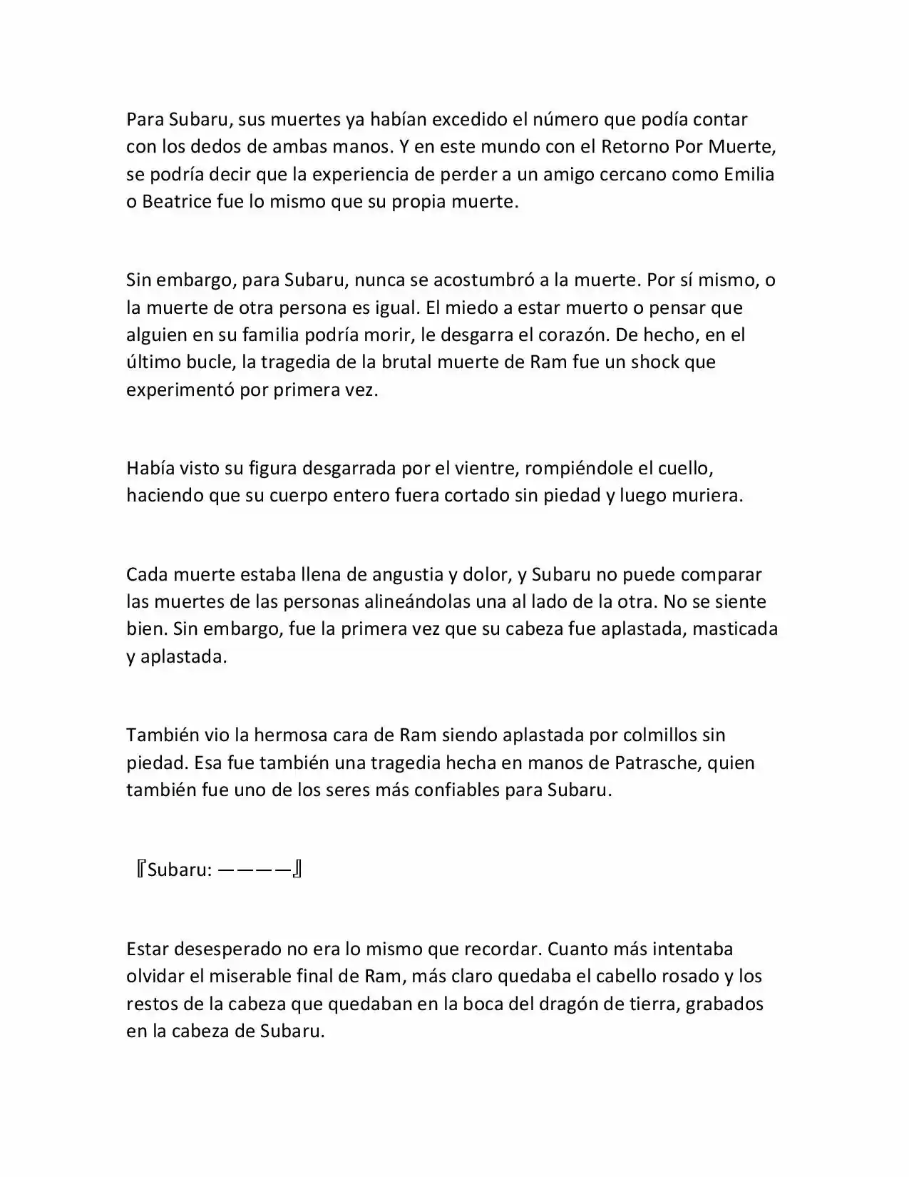 Re:Zero Kara Hajimeru Isekai Seikatsu (Novela) - Capítulo 257 - Página 5 - LectorTMOo