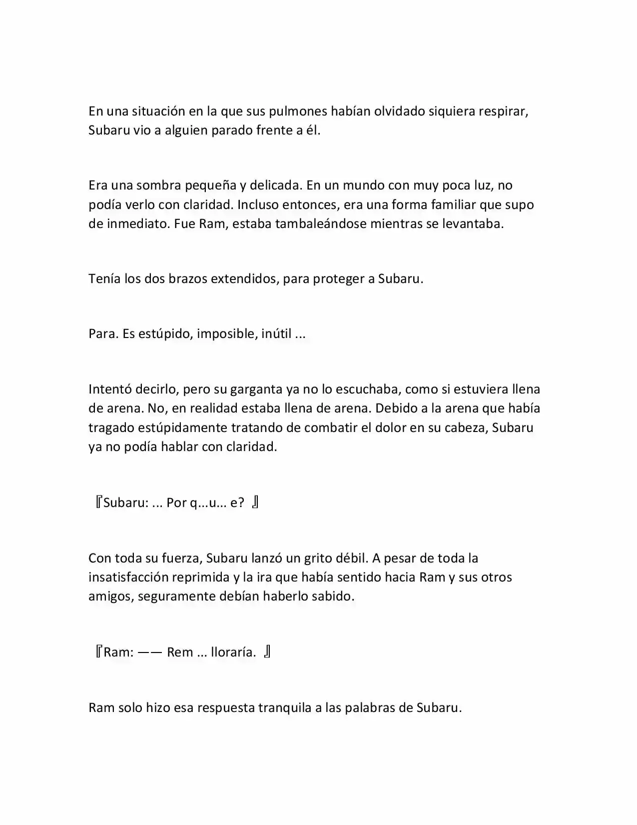 Re:Zero Kara Hajimeru Isekai Seikatsu (Novela) - Capítulo 258 - Página 33 - LectorTMOo