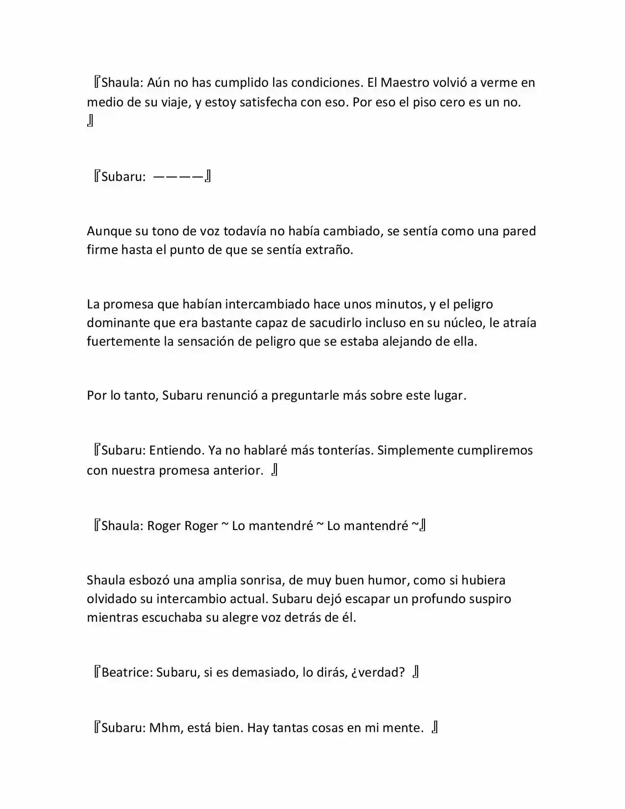 Re:Zero Kara Hajimeru Isekai Seikatsu (Novela) - Capítulo 261 - Página 38 - LectorTMOo