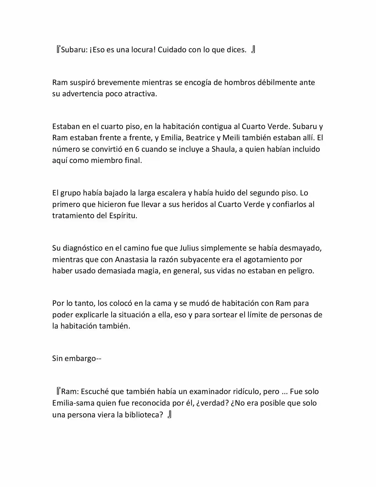 Re:Zero Kara Hajimeru Isekai Seikatsu (Novela) - Capítulo 268 - Página 16 - LectorTMOo