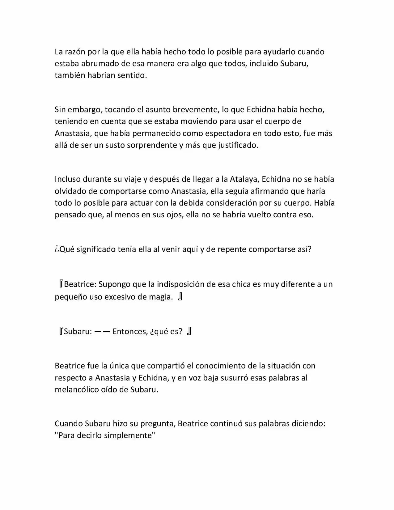 Re:Zero Kara Hajimeru Isekai Seikatsu (Novela) - Capítulo 268 - Página 21 - LectorTMOo