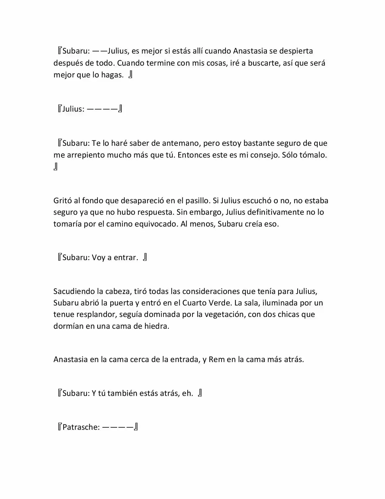 Re:Zero Kara Hajimeru Isekai Seikatsu (Novela) - Capítulo 272 - Página 35 - LectorTMOo