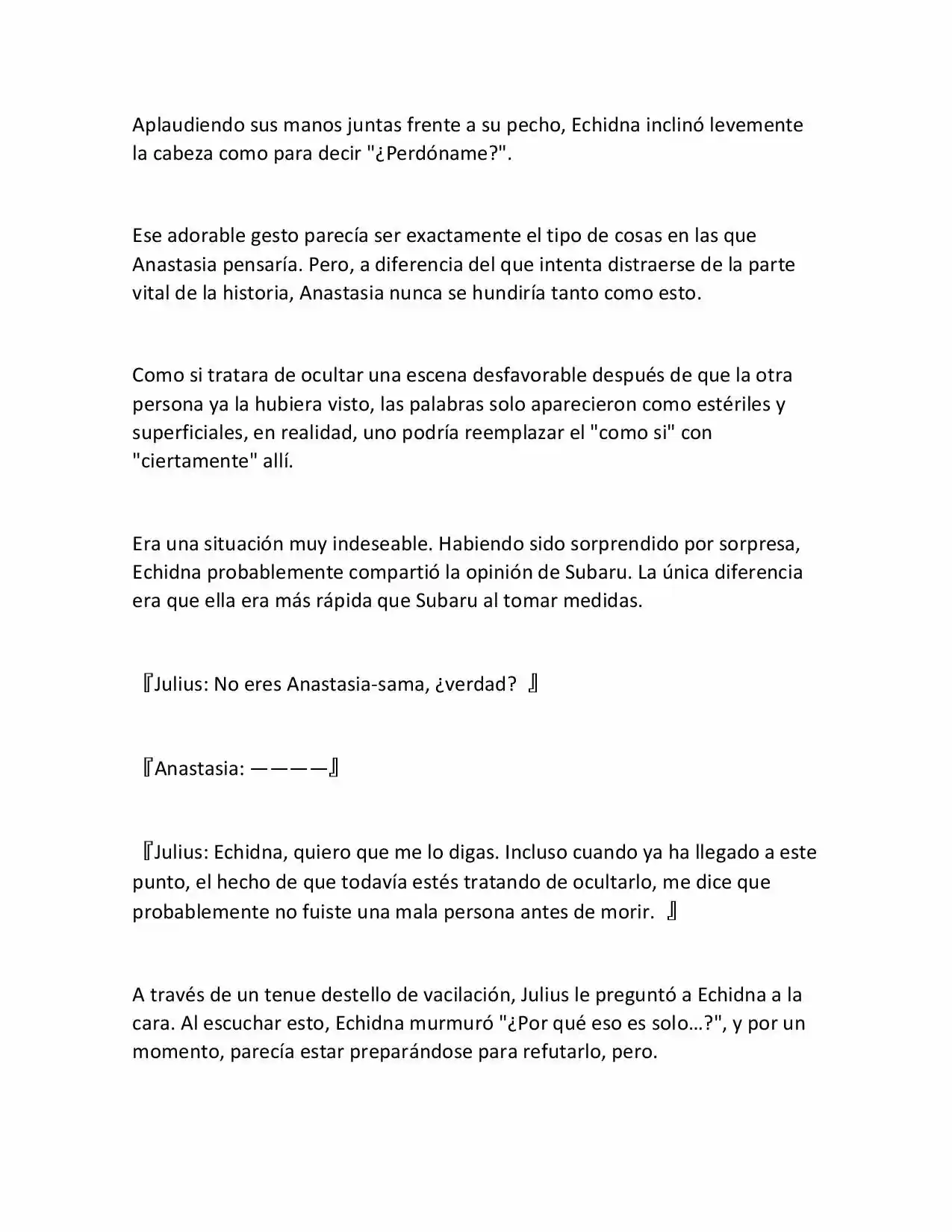 Re:Zero Kara Hajimeru Isekai Seikatsu (Novela) - Capítulo 274 - Página 4 - LectorTMOo