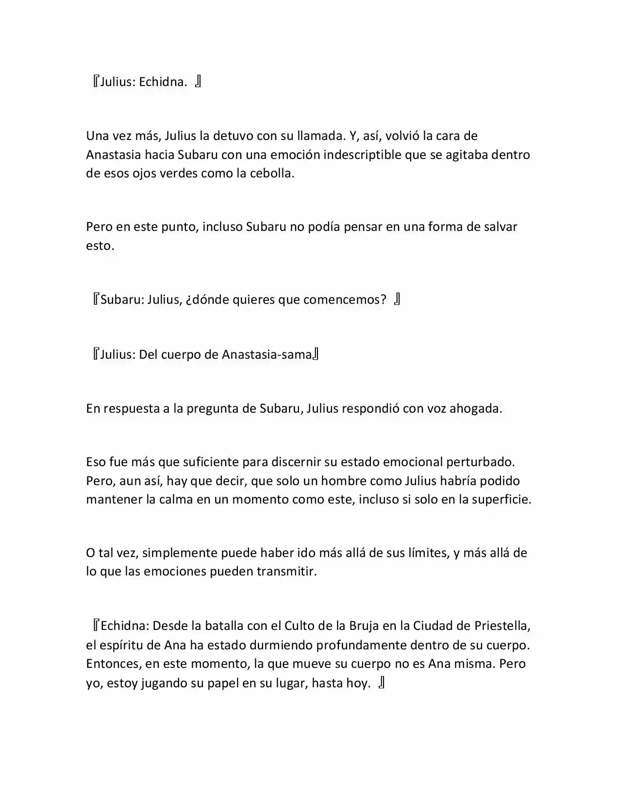 Re:Zero Kara Hajimeru Isekai Seikatsu (Novela) - Capítulo 274 - Página 5 - LectorTMOo