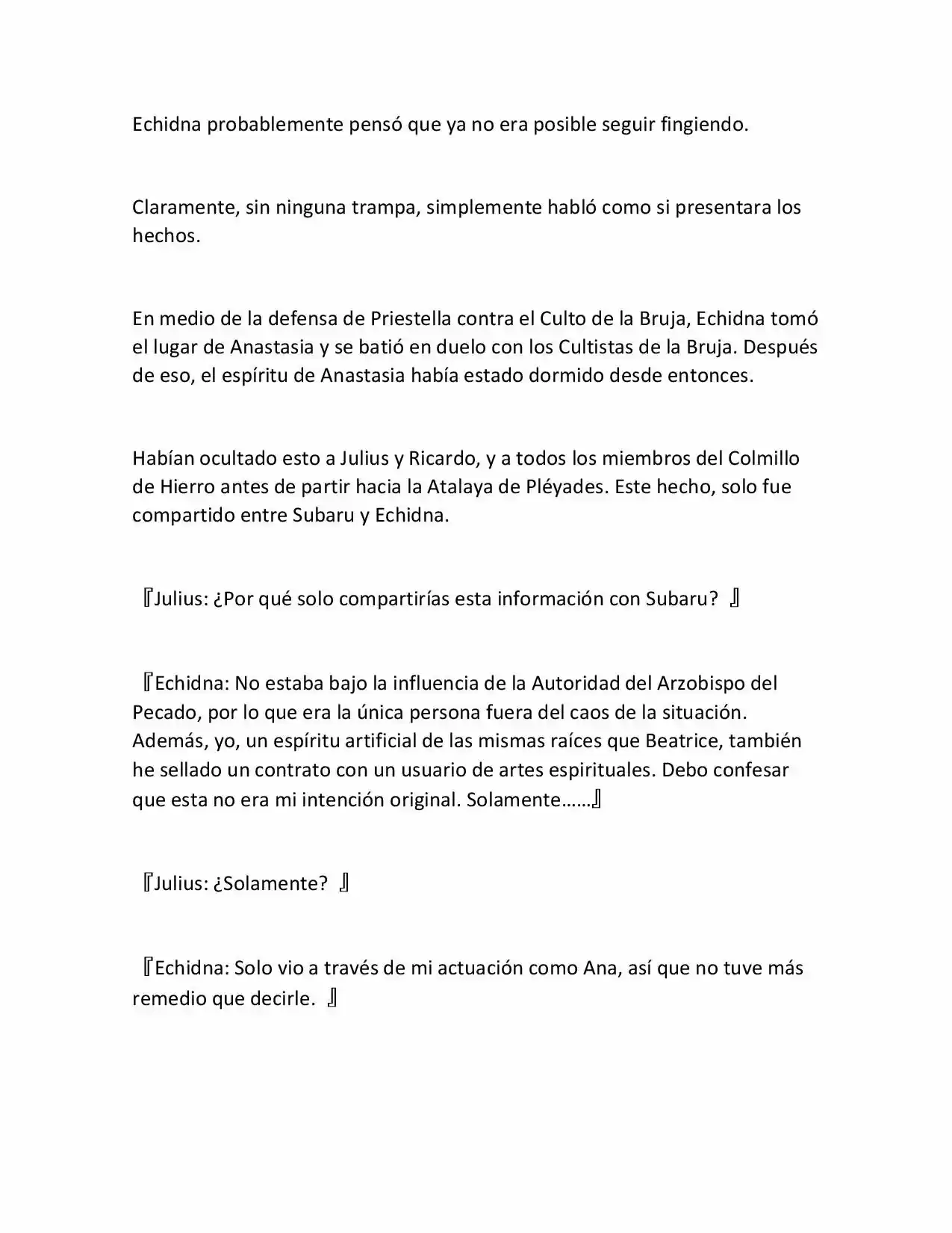Re:Zero Kara Hajimeru Isekai Seikatsu (Novela) - Capítulo 274 - Página 6 - LectorTMOo