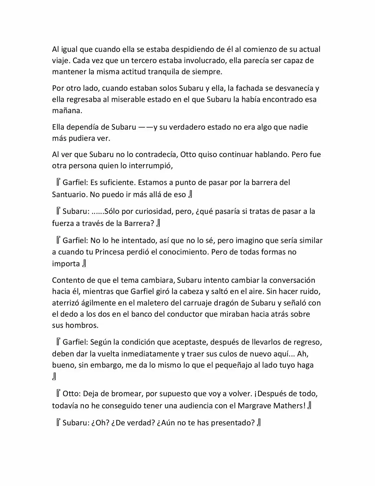 Re:Zero Kara Hajimeru Isekai Seikatsu (Novela) - Capítulo 28 - Página 11 - LectorTMOo