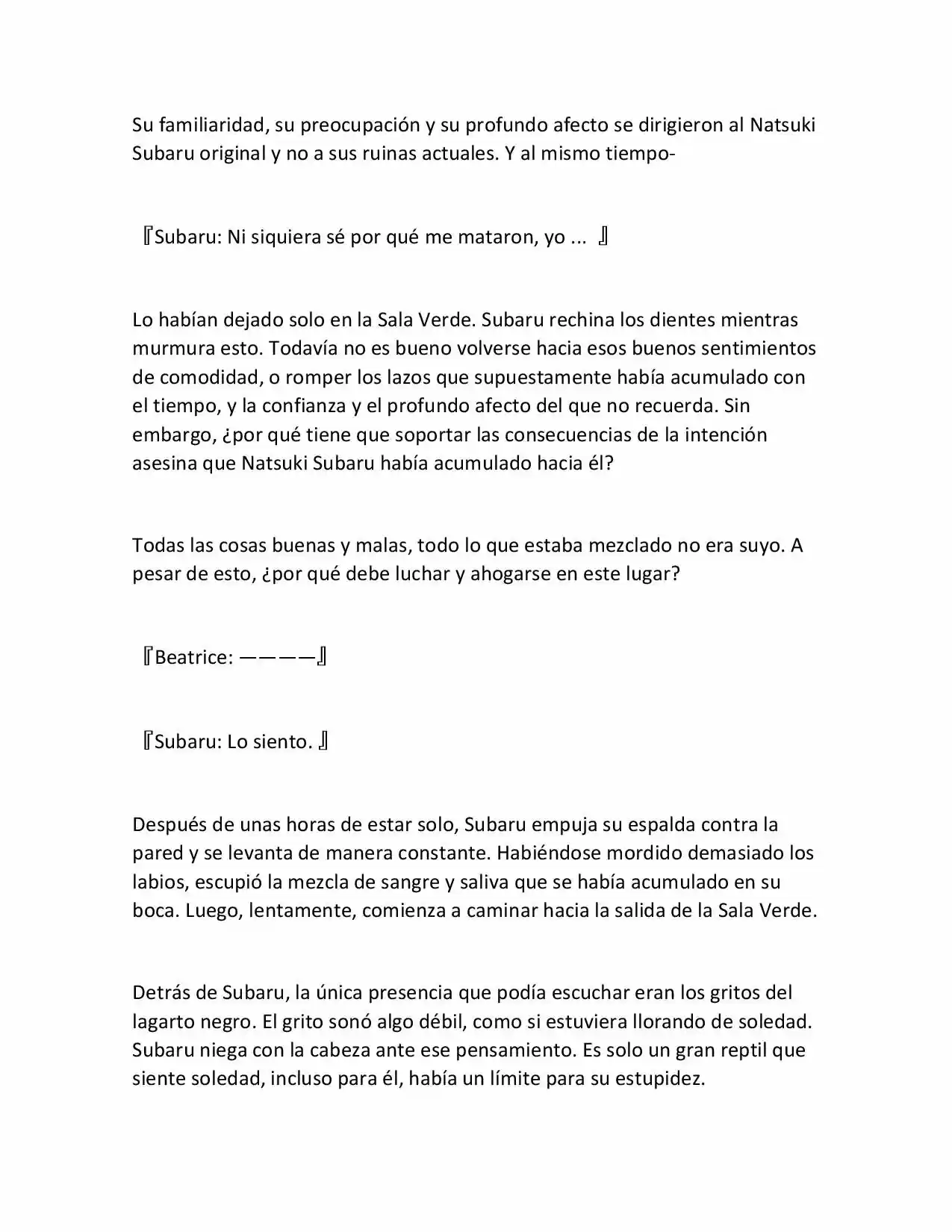Re:Zero Kara Hajimeru Isekai Seikatsu (Novela) - Capítulo 281 - Página 4 - LectorTMOo