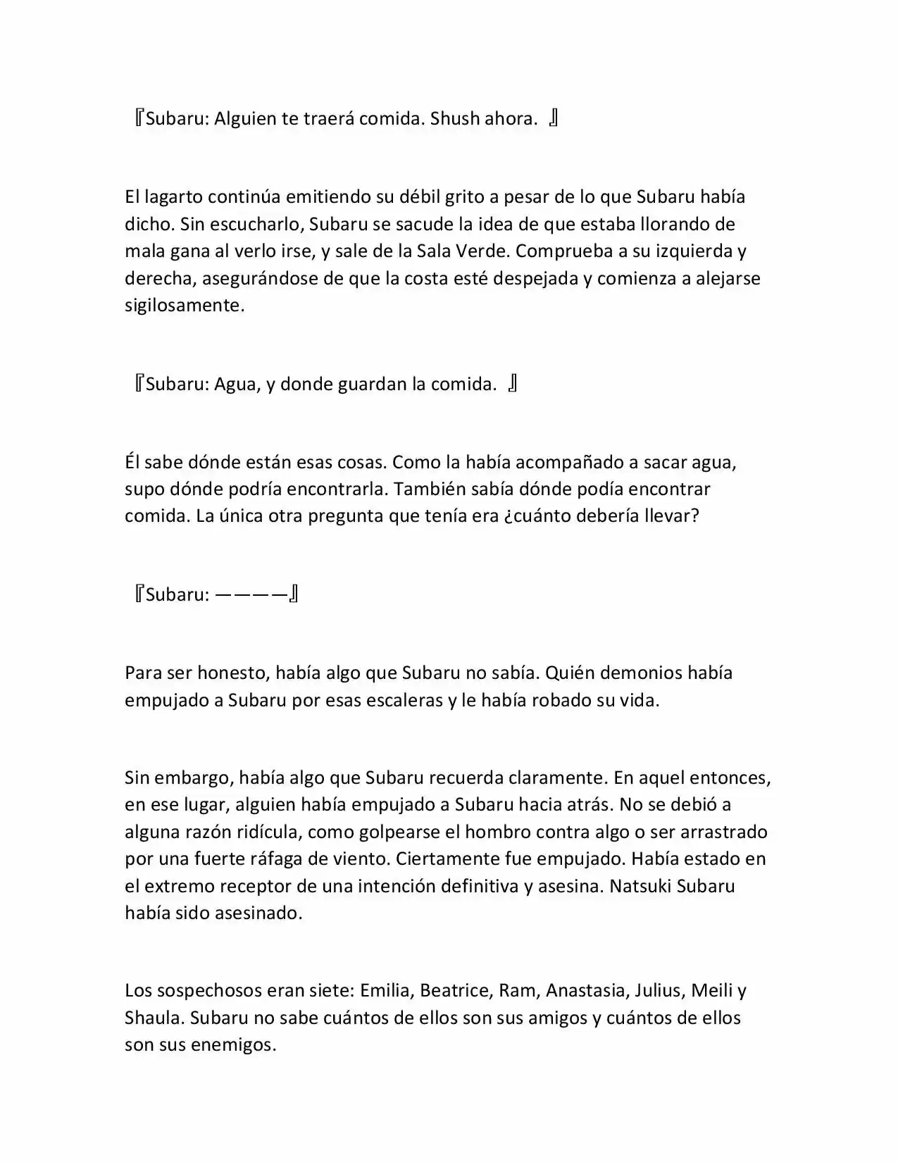Re:Zero Kara Hajimeru Isekai Seikatsu (Novela) - Capítulo 281 - Página 5 - LectorTMOo