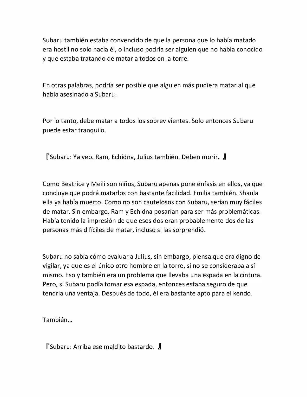 Re:Zero Kara Hajimeru Isekai Seikatsu (Novela) - Capítulo 283 - Página 5 - LectorTMOo