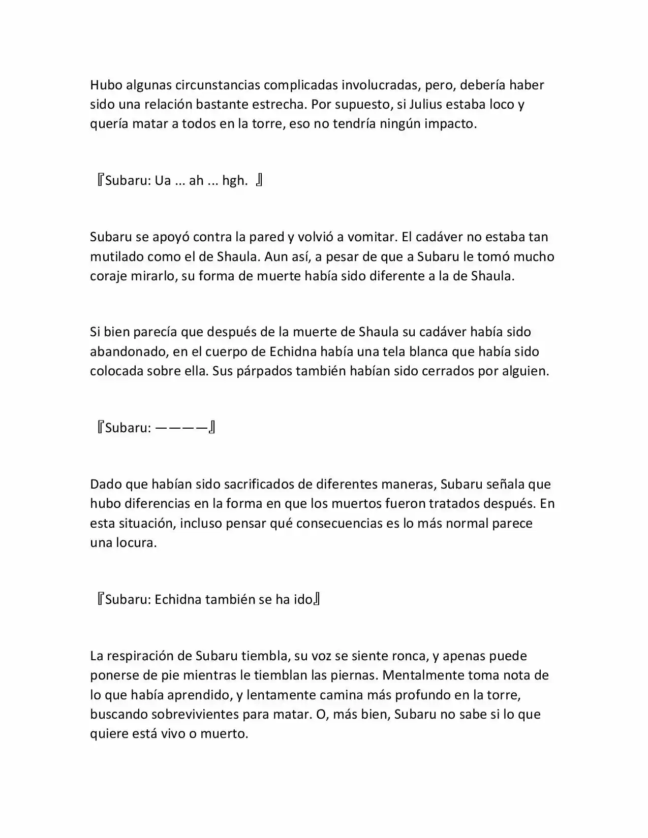 Re:Zero Kara Hajimeru Isekai Seikatsu (Novela) - Capítulo 283 - Página 8 - LectorTMOo