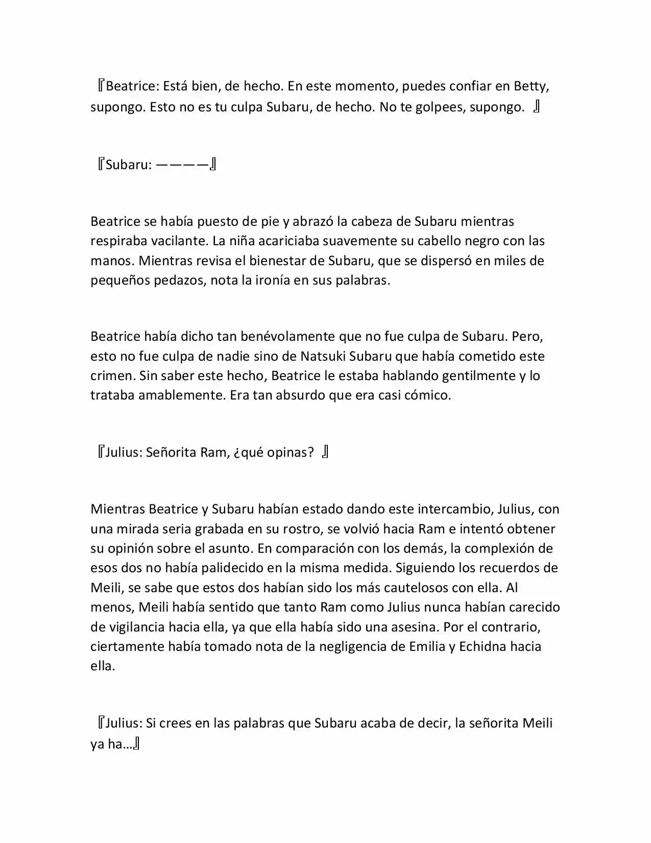 Re:Zero Kara Hajimeru Isekai Seikatsu (Novela) - Capítulo 288 - Página 6 - LectorTMOo