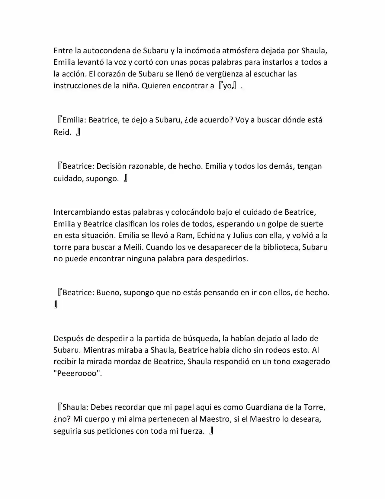 Re:Zero Kara Hajimeru Isekai Seikatsu (Novela) - Capítulo 288 - Página 11 - LectorTMOo