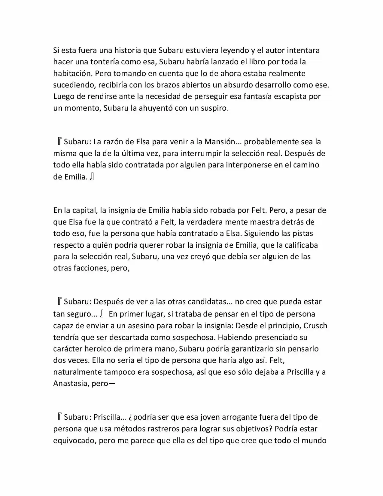 Re:Zero Kara Hajimeru Isekai Seikatsu (Novela) - Capítulo 29 - Página 8 - LectorTMOo