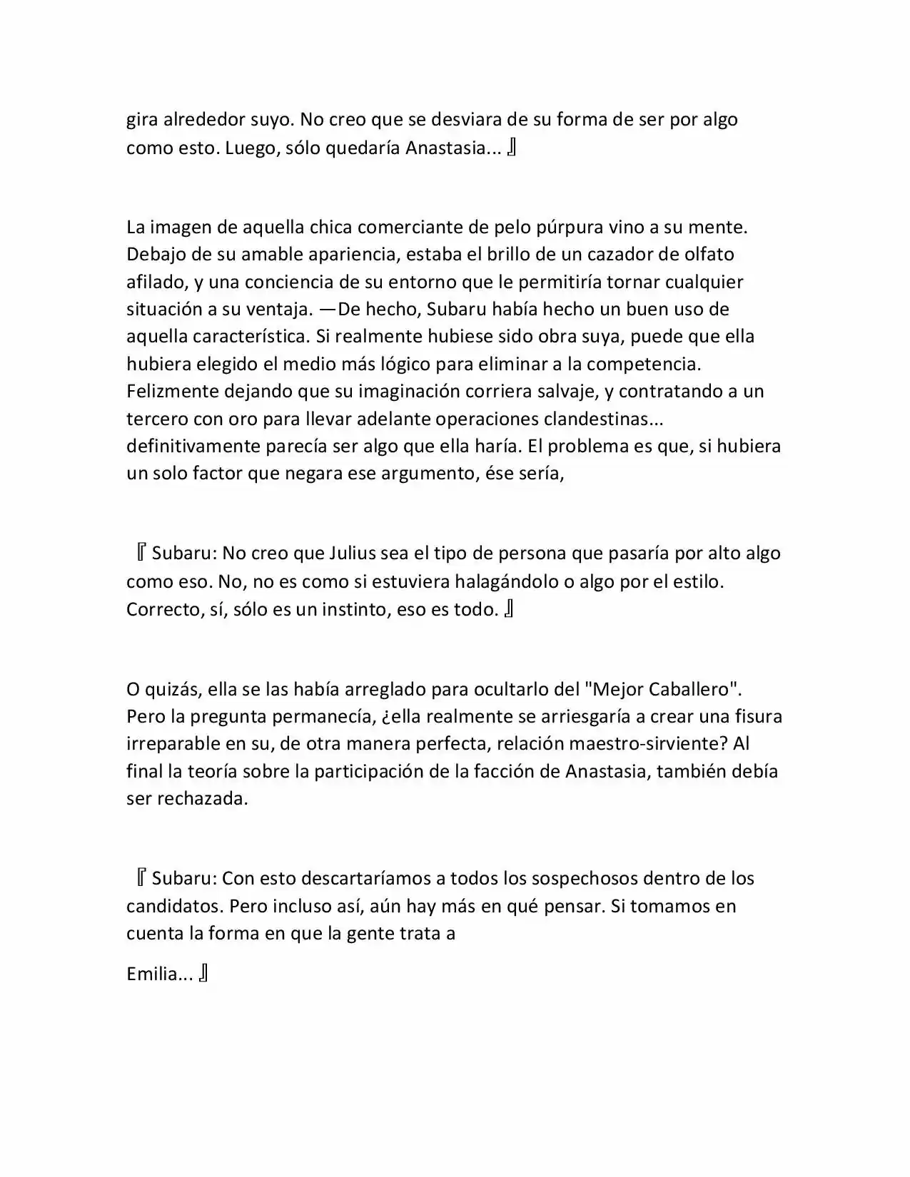 Re:Zero Kara Hajimeru Isekai Seikatsu (Novela) - Capítulo 29 - Página 9 - LectorTMOo