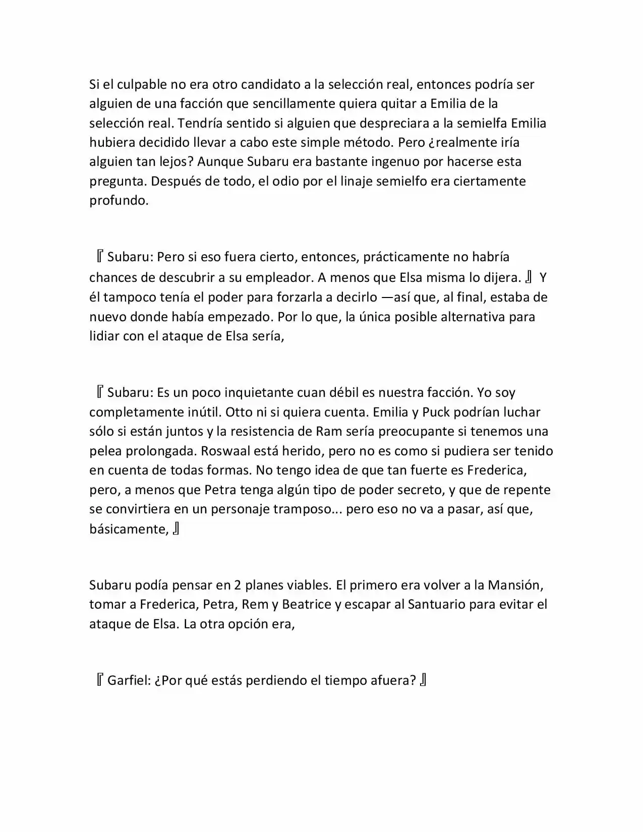 Re:Zero Kara Hajimeru Isekai Seikatsu (Novela) - Capítulo 29 - Página 10 - LectorTMOo