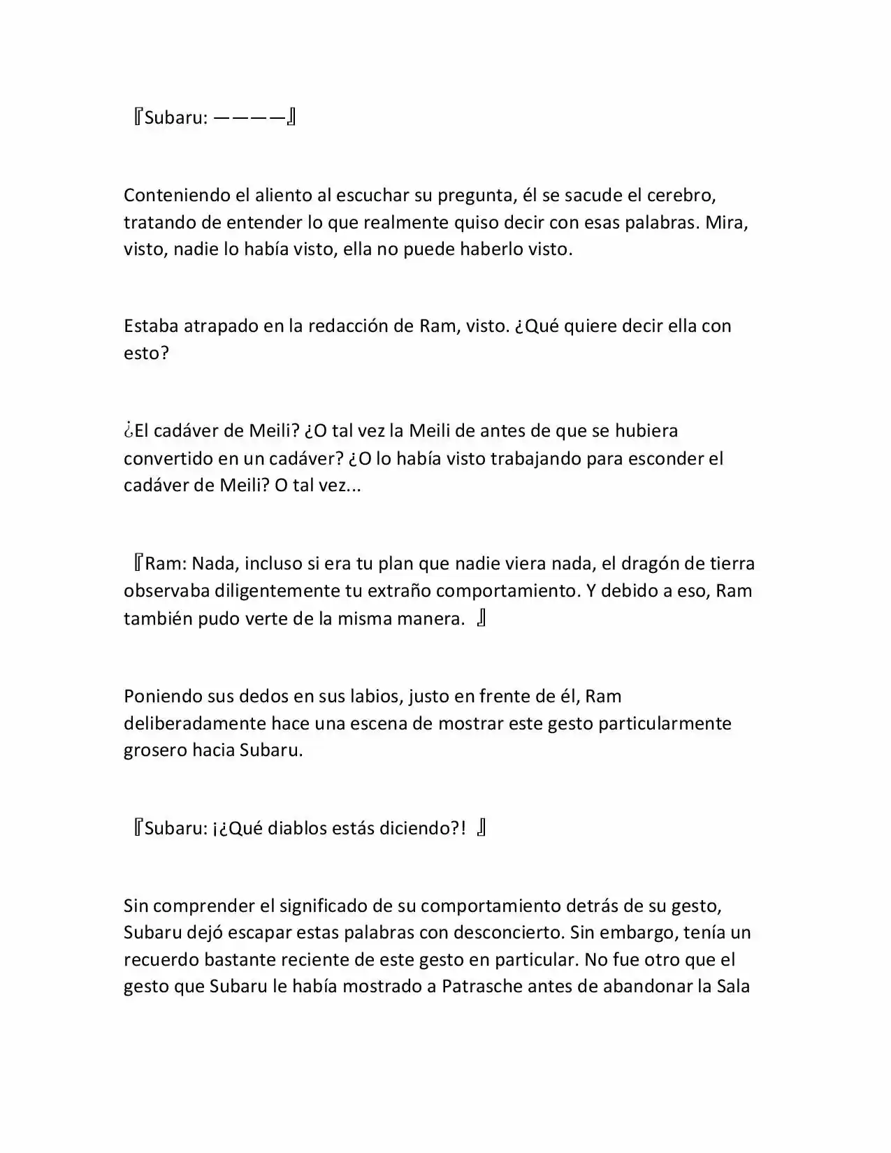 Re:Zero Kara Hajimeru Isekai Seikatsu (Novela) - Capítulo 291 - Página 6 - LectorTMOo