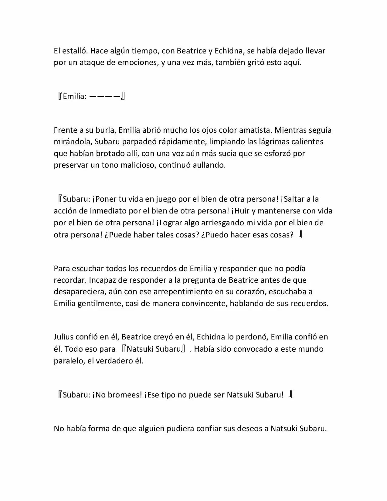 Re:Zero Kara Hajimeru Isekai Seikatsu (Novela) - Capítulo 295 - Página 15 - LectorTMOo