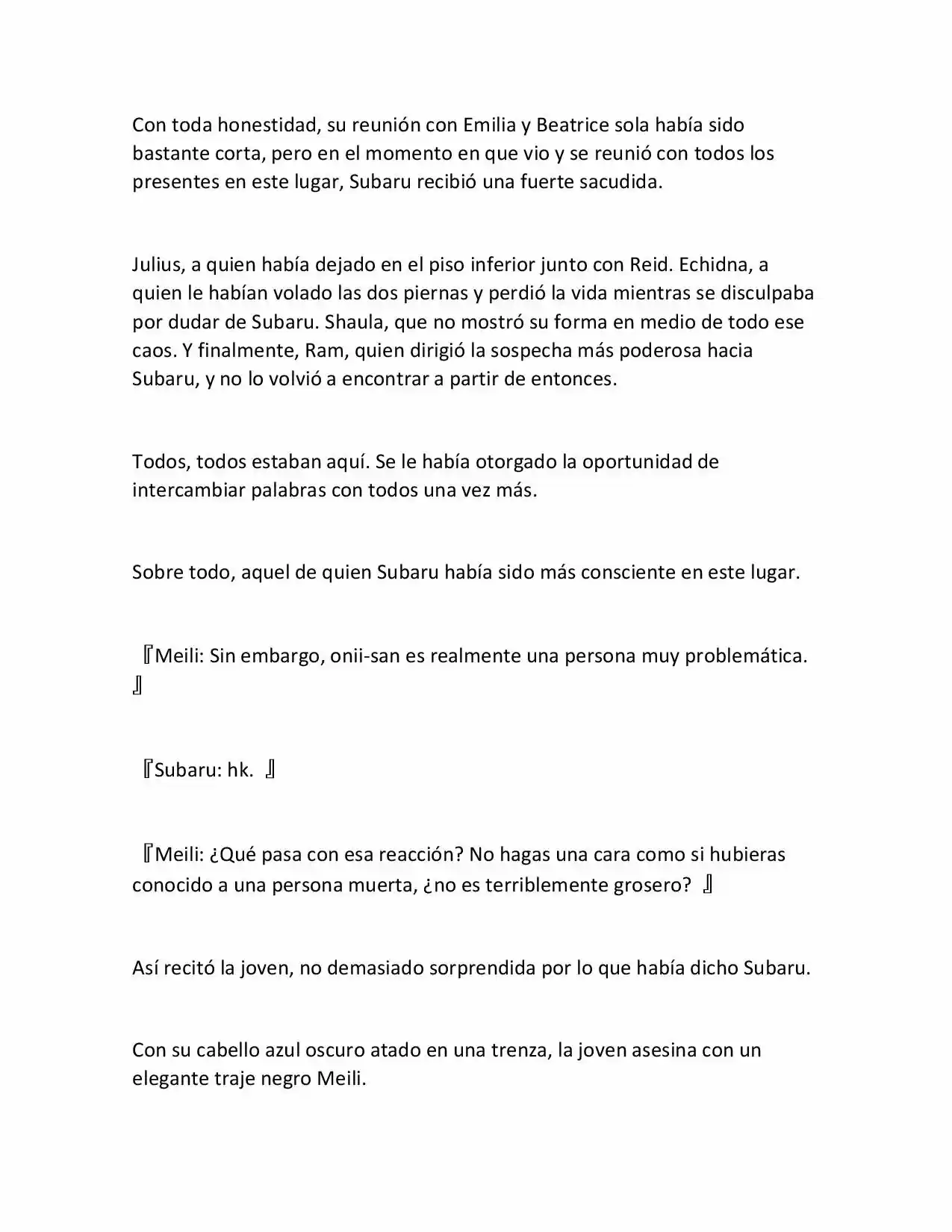 Re:Zero Kara Hajimeru Isekai Seikatsu (Novela) - Capítulo 296 - Página 16 - LectorTMOo