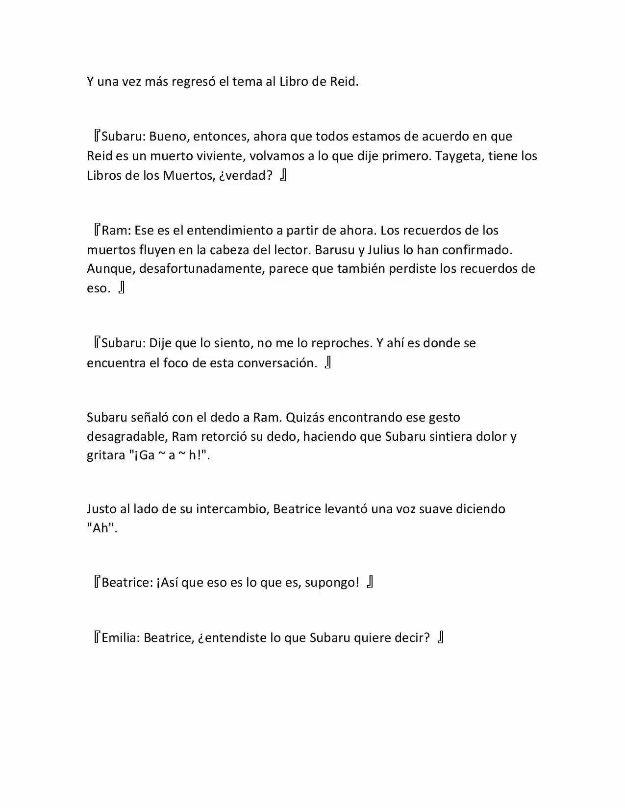 Re:Zero Kara Hajimeru Isekai Seikatsu (Novela) - Capítulo 299 - Página 8 - LectorTMOo