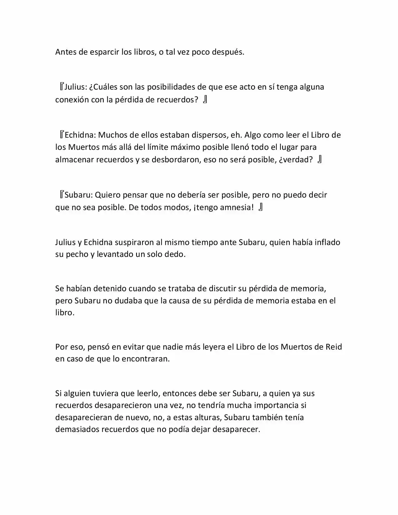 Re:Zero Kara Hajimeru Isekai Seikatsu (Novela) - Capítulo 299 - Página 13 - LectorTMOo