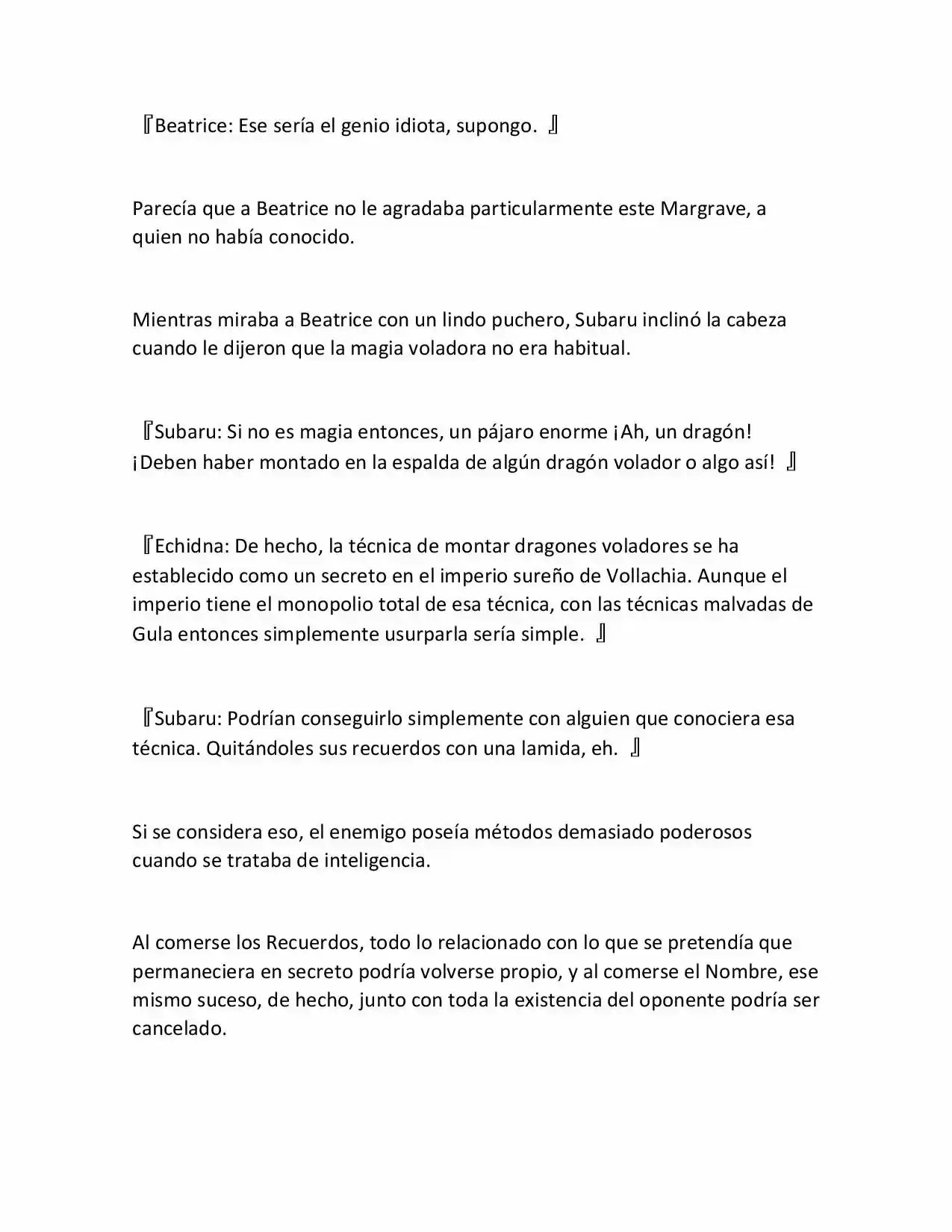 Re:Zero Kara Hajimeru Isekai Seikatsu (Novela) - Capítulo 304 - Página 8 - LectorTMOo