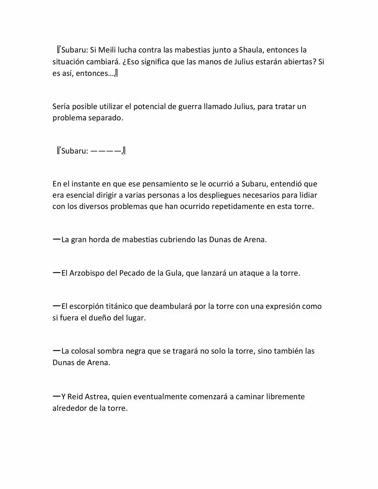 Re:Zero Kara Hajimeru Isekai Seikatsu (Novela) - Capítulo 304 - Página 23 - LectorTMOo