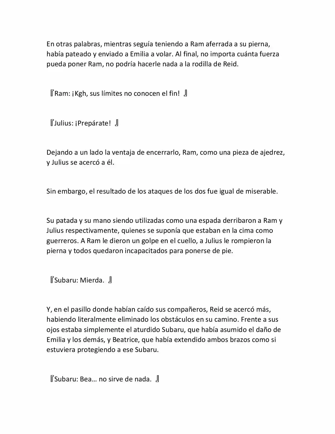 Re:Zero Kara Hajimeru Isekai Seikatsu (Novela) - Capítulo 313 - Página 39 - LectorTMOo