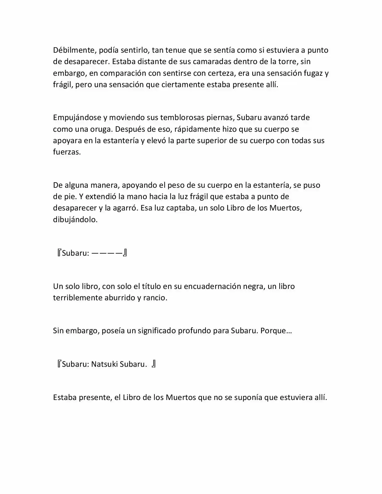 Re:Zero Kara Hajimeru Isekai Seikatsu (Novela) - Capítulo 313 - Página 56 - LectorTMOo