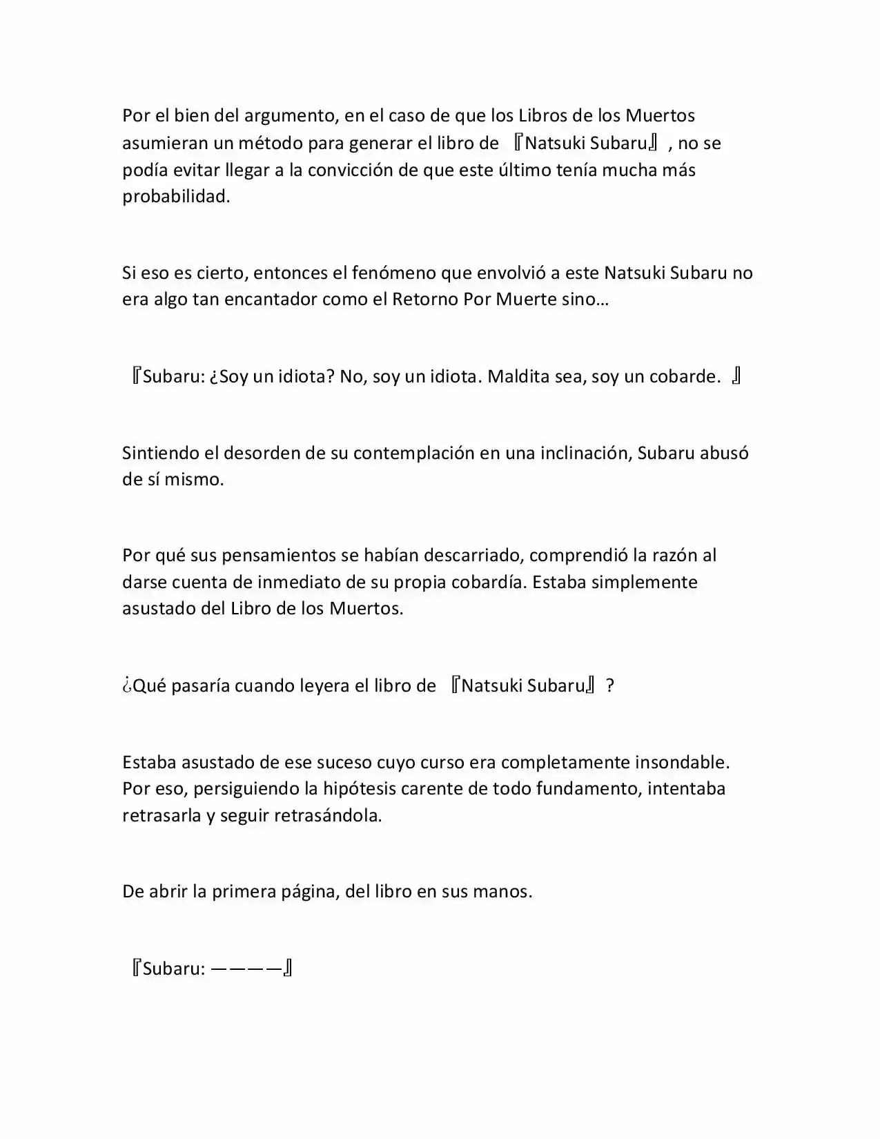 Re:Zero Kara Hajimeru Isekai Seikatsu (Novela) - Capítulo 314 - Página 5 - LectorTMOo