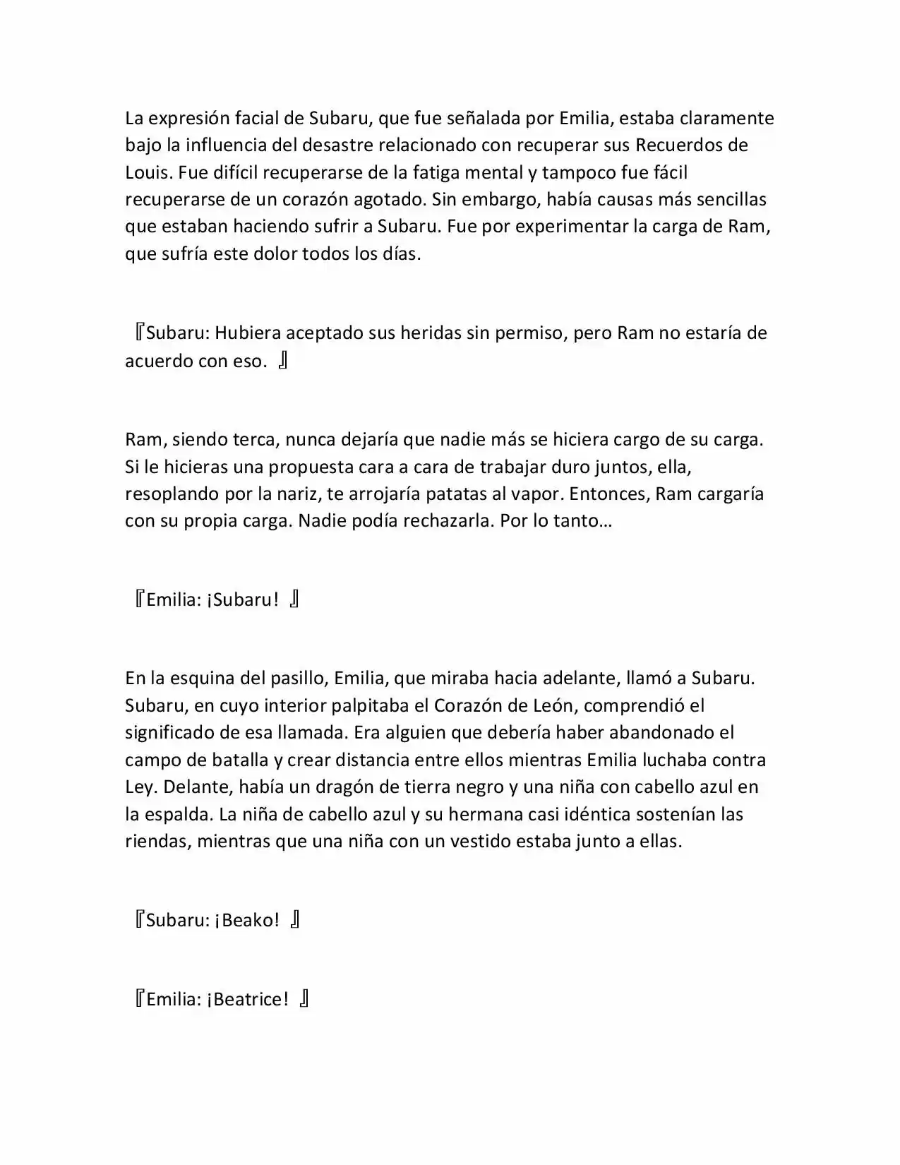 Re:Zero Kara Hajimeru Isekai Seikatsu (Novela) - Capítulo 318 - Página 16 - LectorTMOo