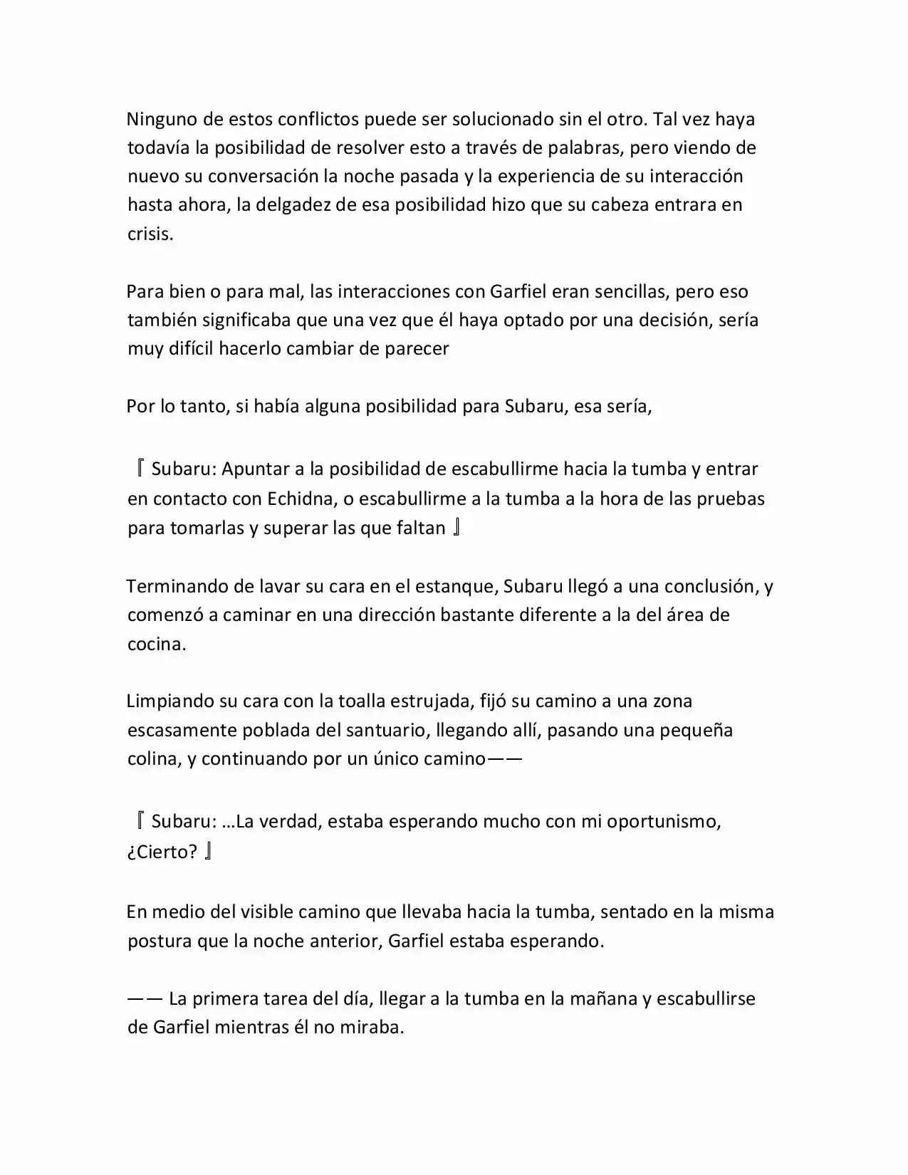 Re:Zero Kara Hajimeru Isekai Seikatsu (Novela) - Capítulo 33 - Página 8 - LectorTMOo