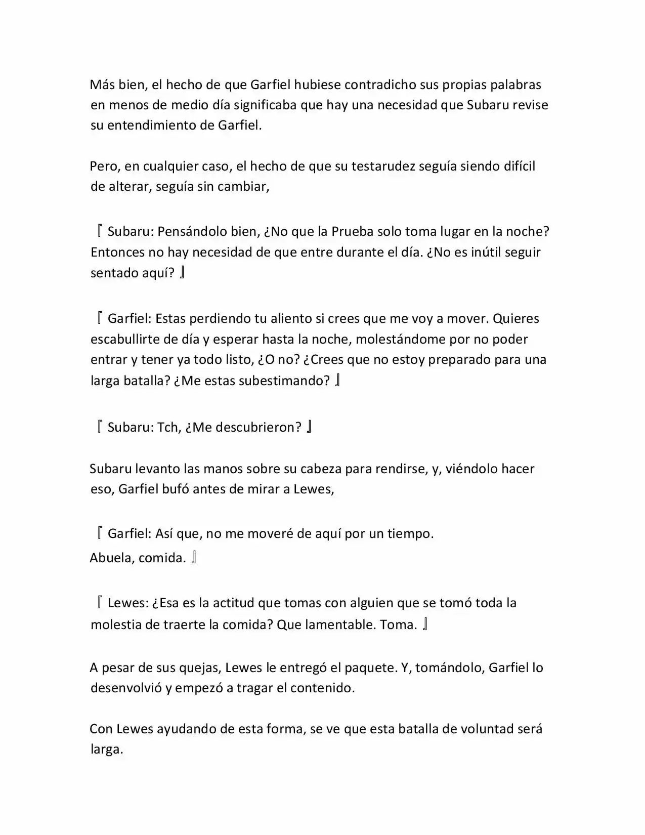 Re:Zero Kara Hajimeru Isekai Seikatsu (Novela) - Capítulo 33 - Página 13 - LectorTMOo