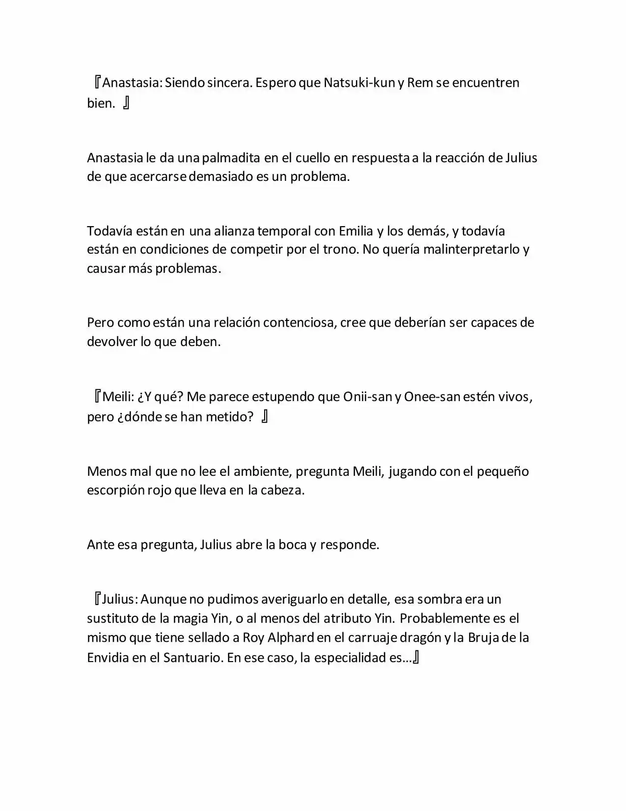 Re:Zero Kara Hajimeru Isekai Seikatsu (Novela) - Capítulo 332 - Página 9 - LectorTMOo
