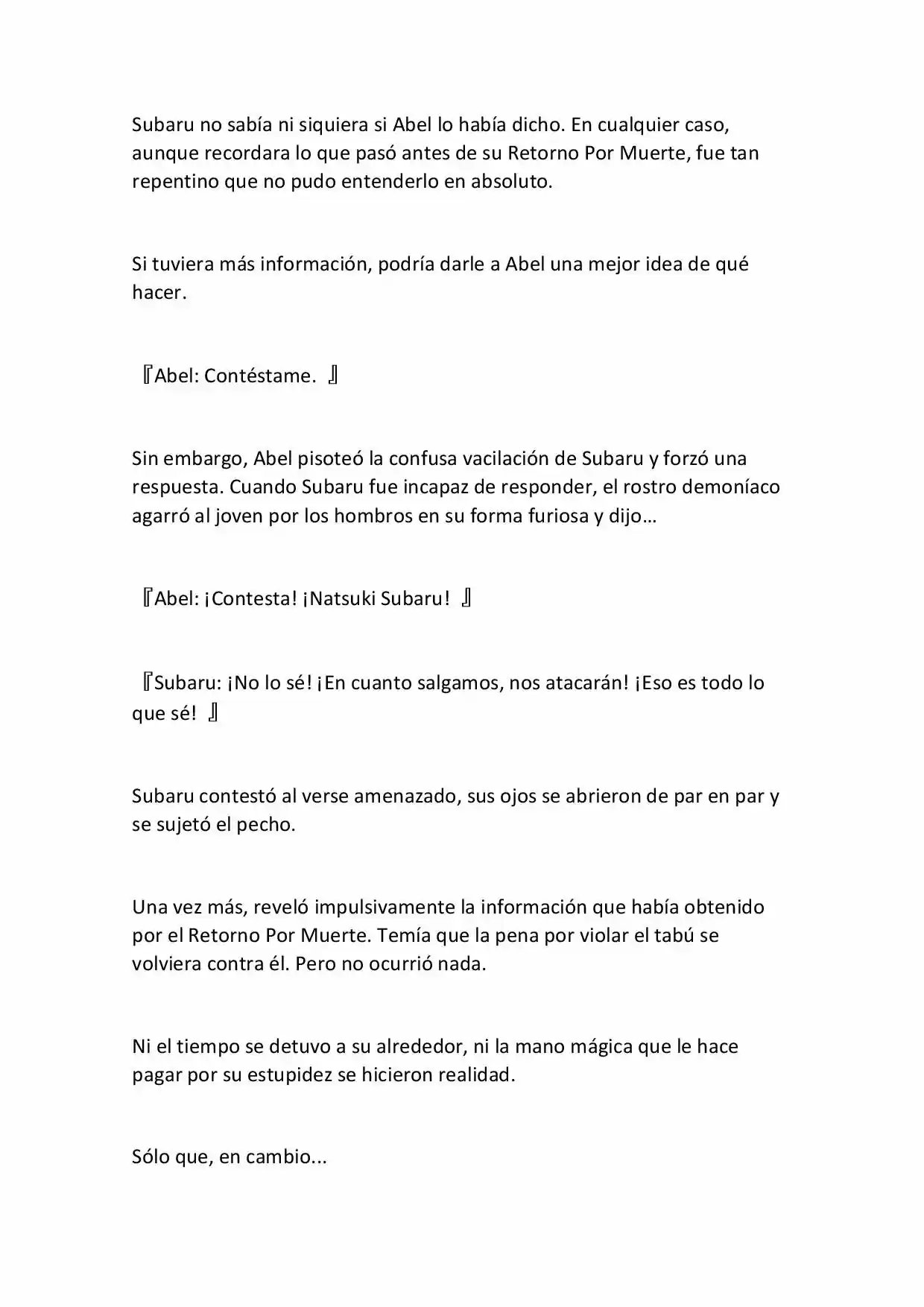 Re:Zero Kara Hajimeru Isekai Seikatsu (Novela) - Capítulo 376 - Página 7 - LectorTMOo