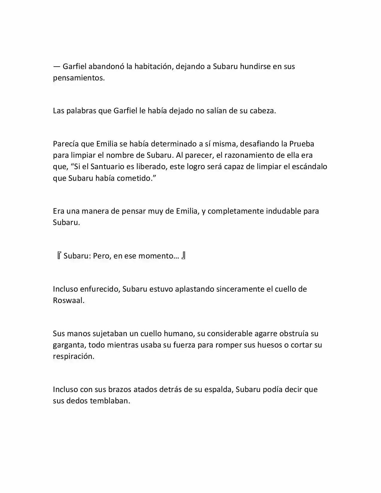 Re:Zero Kara Hajimeru Isekai Seikatsu (Novela) - Capítulo 43 - Página 16 - LectorTMOo
