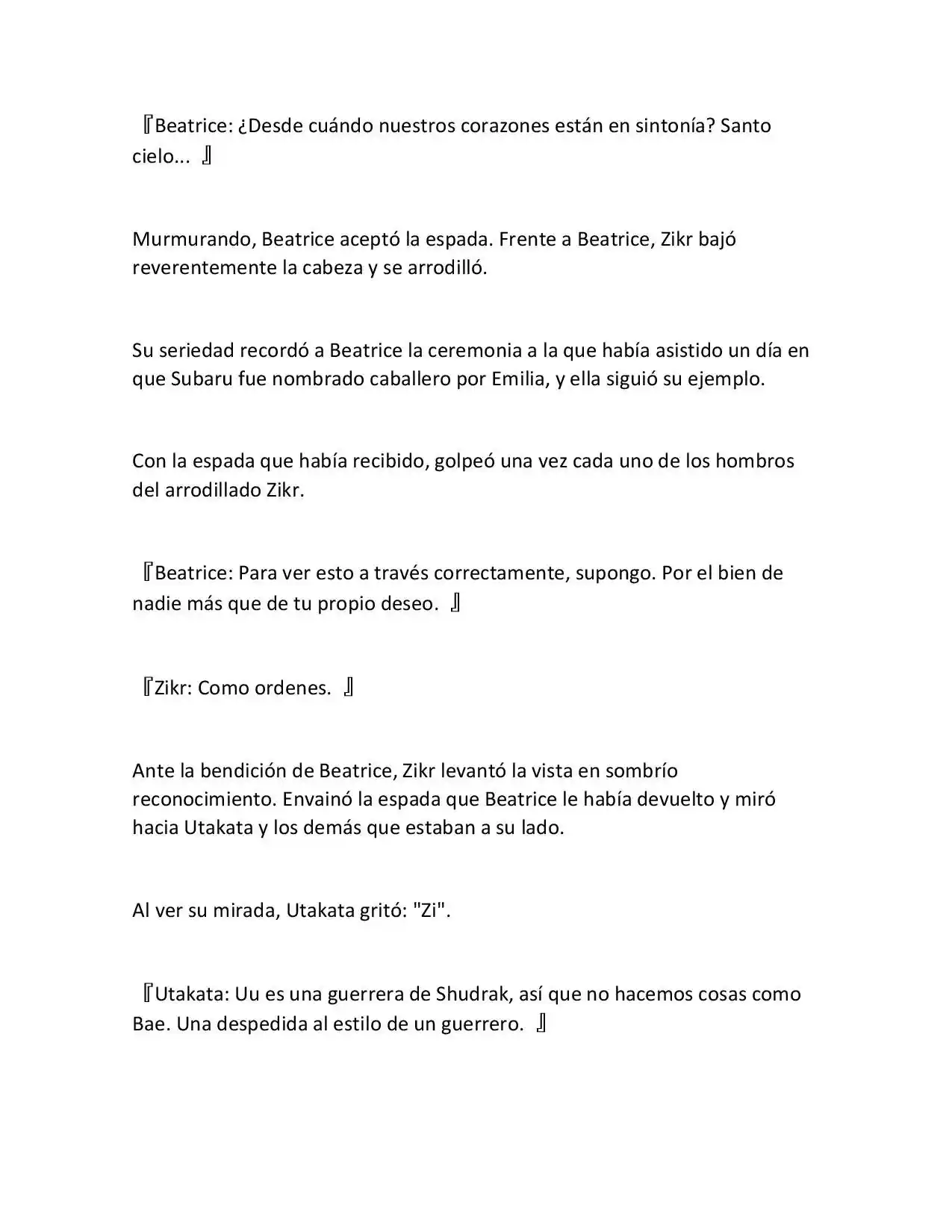 Re:Zero Kara Hajimeru Isekai Seikatsu (Novela) - Capítulo 431 - Página 36 - LectorTMOo