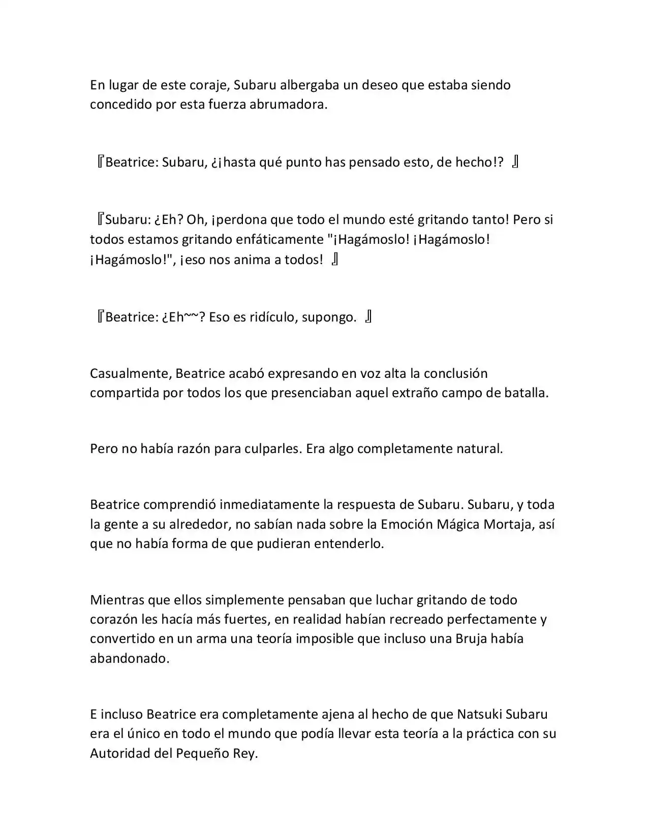 Re:Zero Kara Hajimeru Isekai Seikatsu (Novela) - Capítulo 436 - Página 6 - LectorTMOo