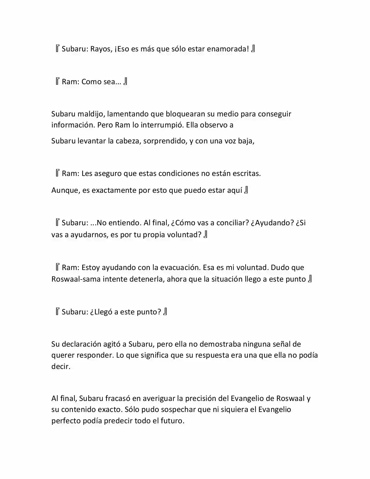 Re:Zero Kara Hajimeru Isekai Seikatsu (Novela) - Capítulo 45 - Página 4 - LectorTMOo